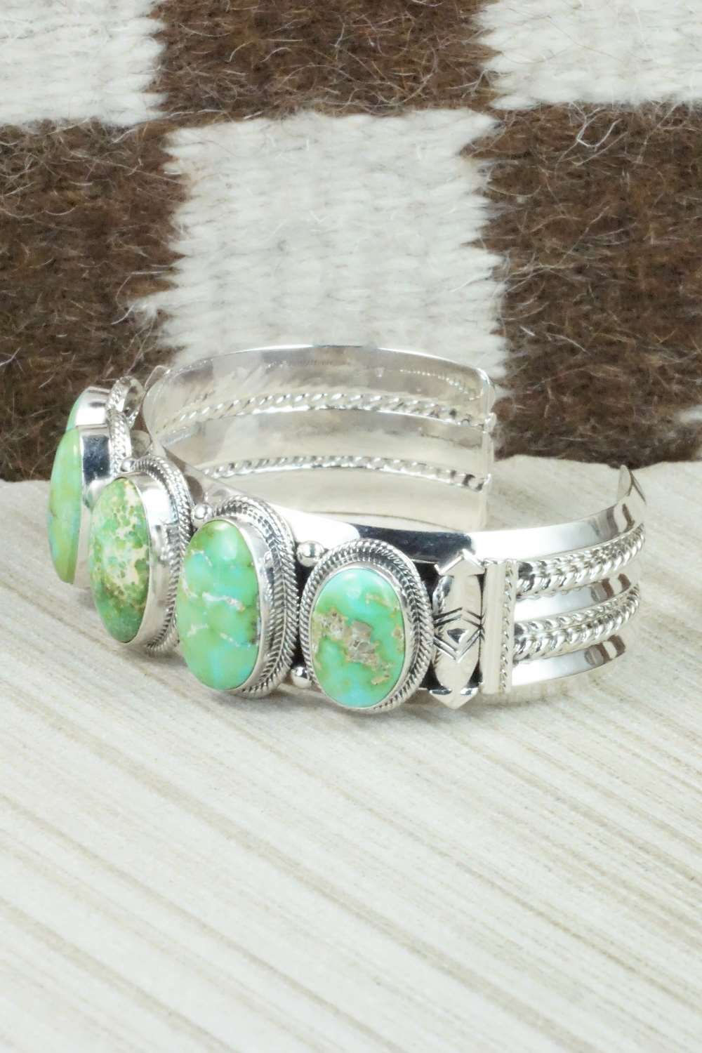 Turquoise & Sterling Silver Bracelet - Derrick Gordon
