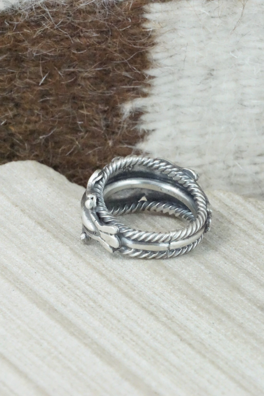 Sterling Silver Ring - Bobby Platero - Size 7.25