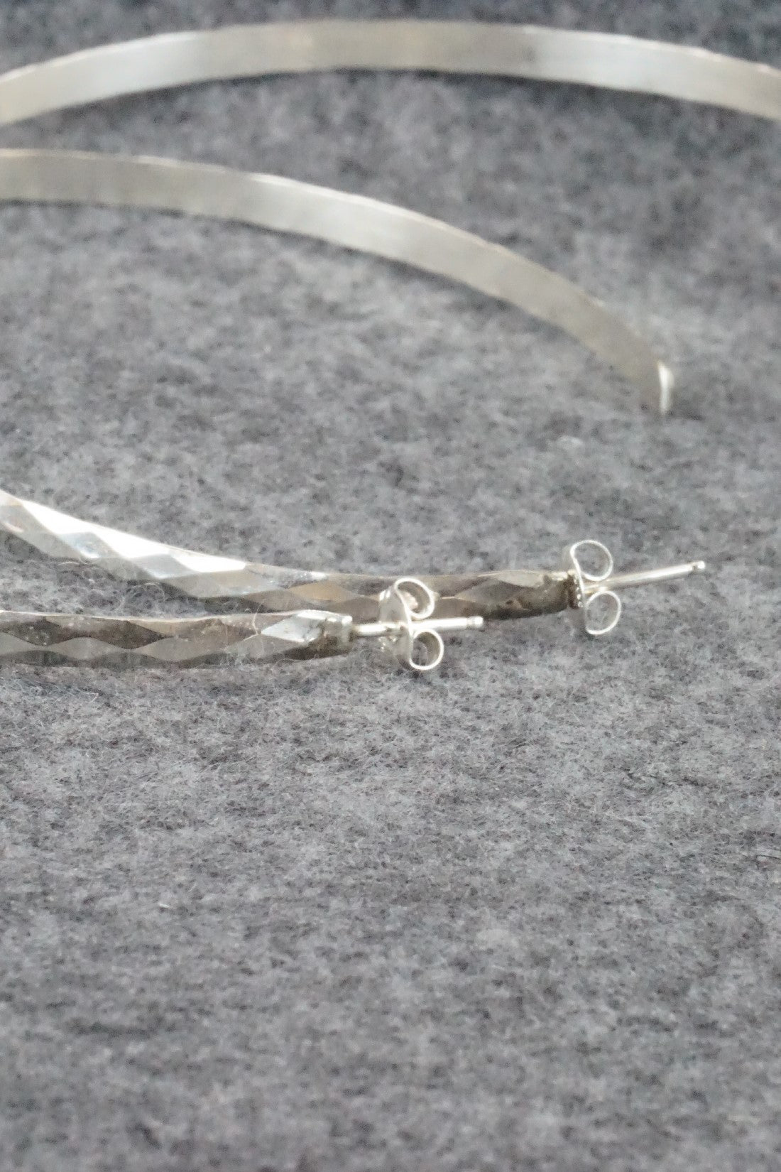 Sterling Silver Hoop Earrings - Nashina Leonard