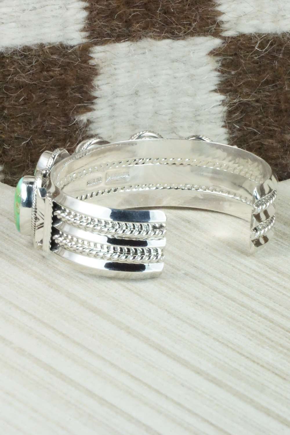 Turquoise & Sterling Silver Bracelet - Derrick Gordon