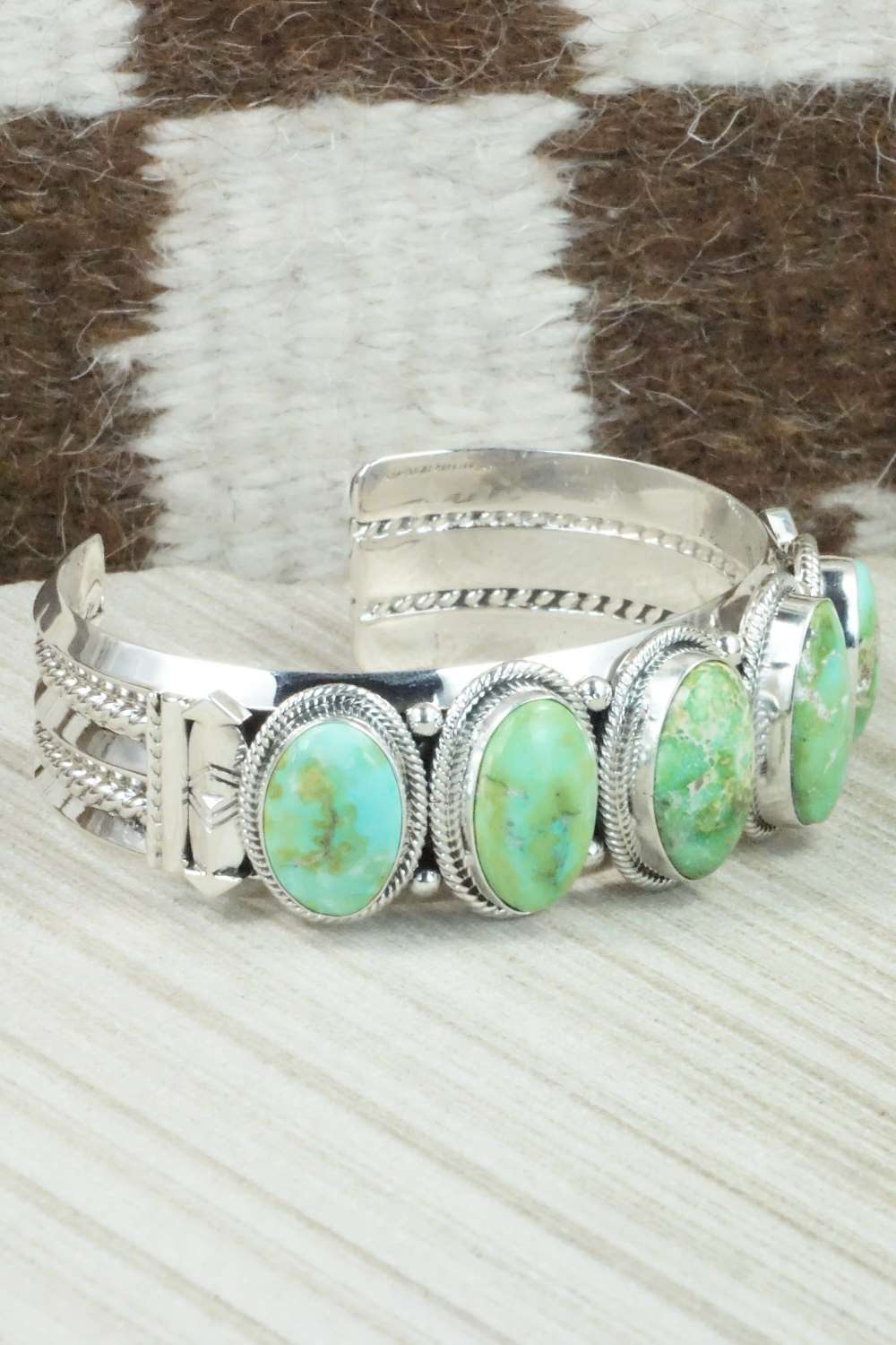 Turquoise & Sterling Silver Bracelet - Derrick Gordon