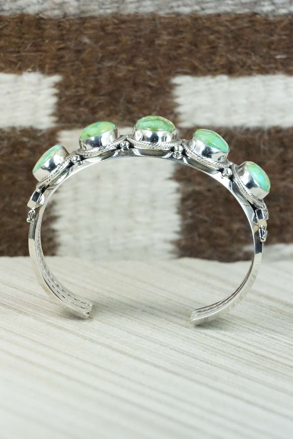Turquoise & Sterling Silver Bracelet - Derrick Gordon