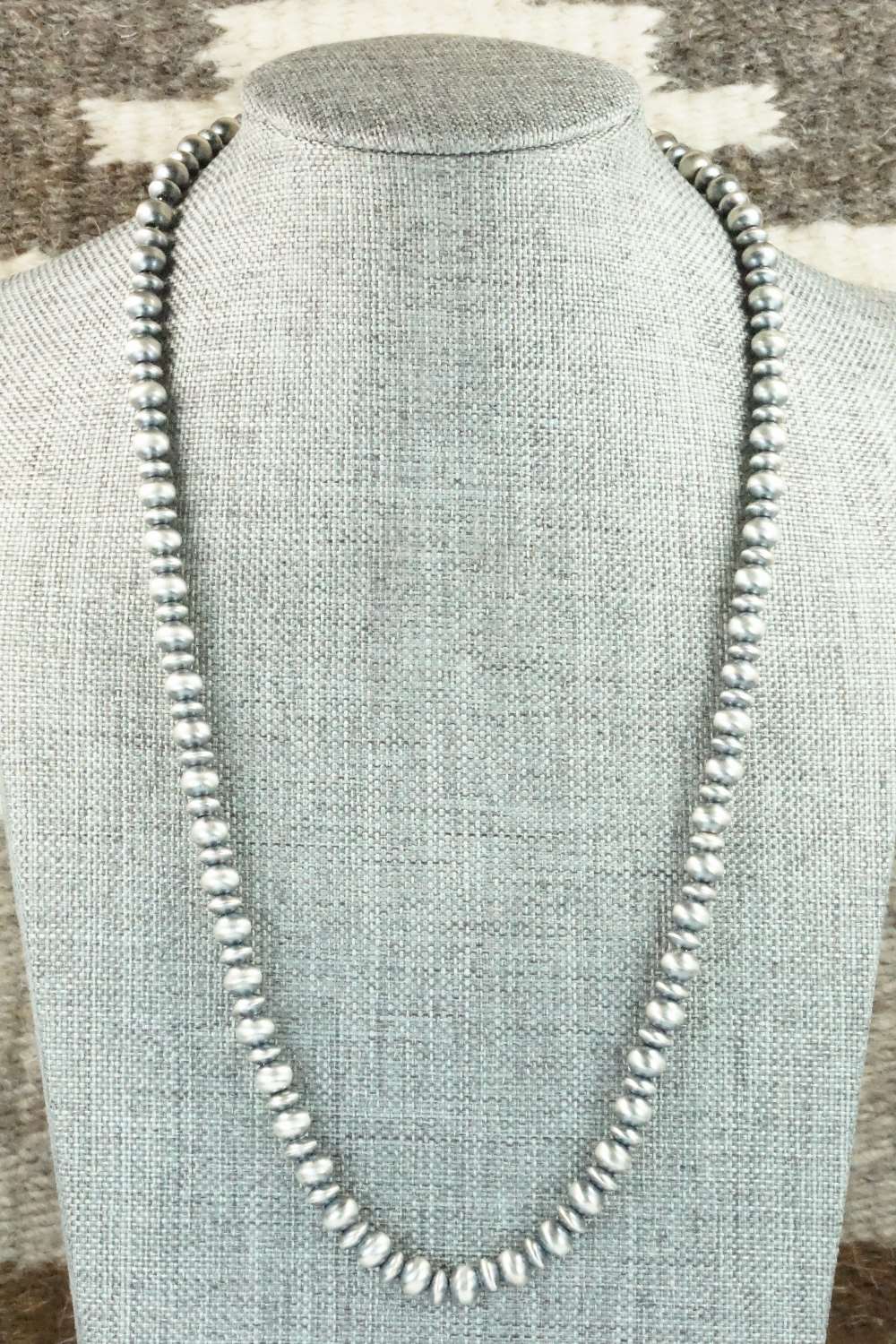 Sterling Silver Navajo Pearl Necklace - Jan Mariano