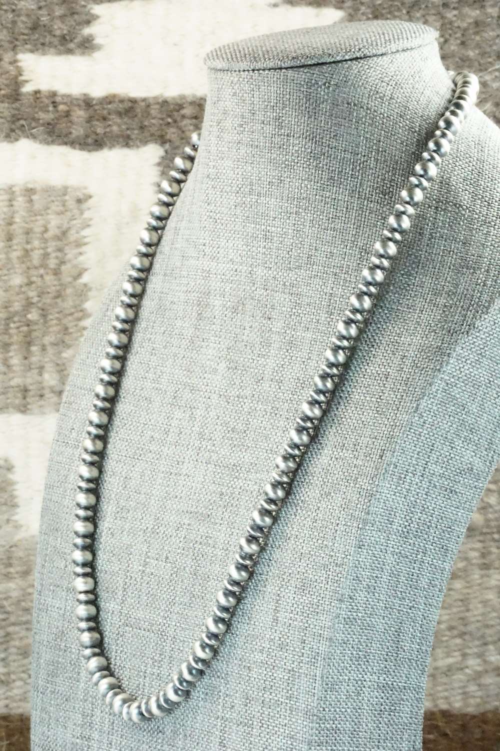 Sterling Silver Navajo Pearl Necklace - Jan Mariano