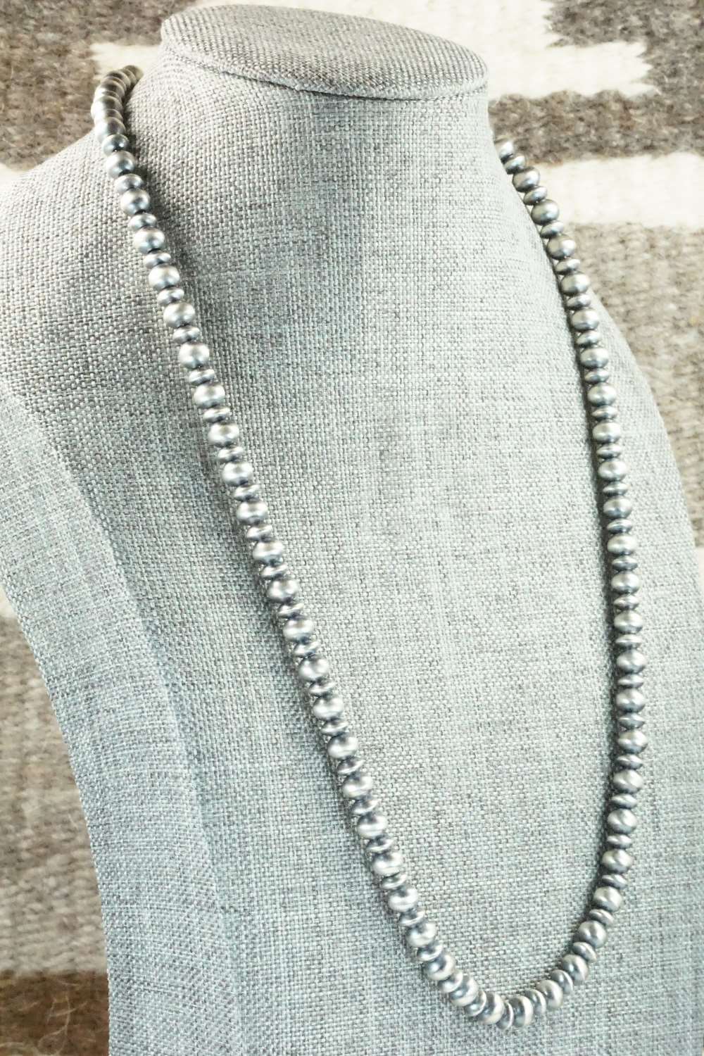 Sterling Silver Navajo Pearl Necklace - Jan Mariano