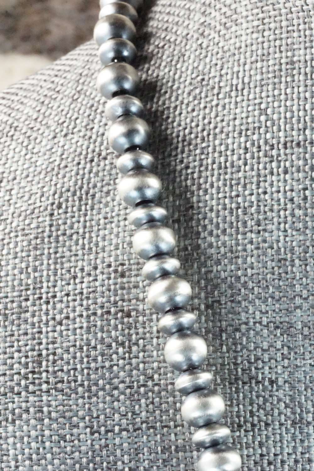 Sterling Silver Navajo Pearl Necklace - Jan Mariano