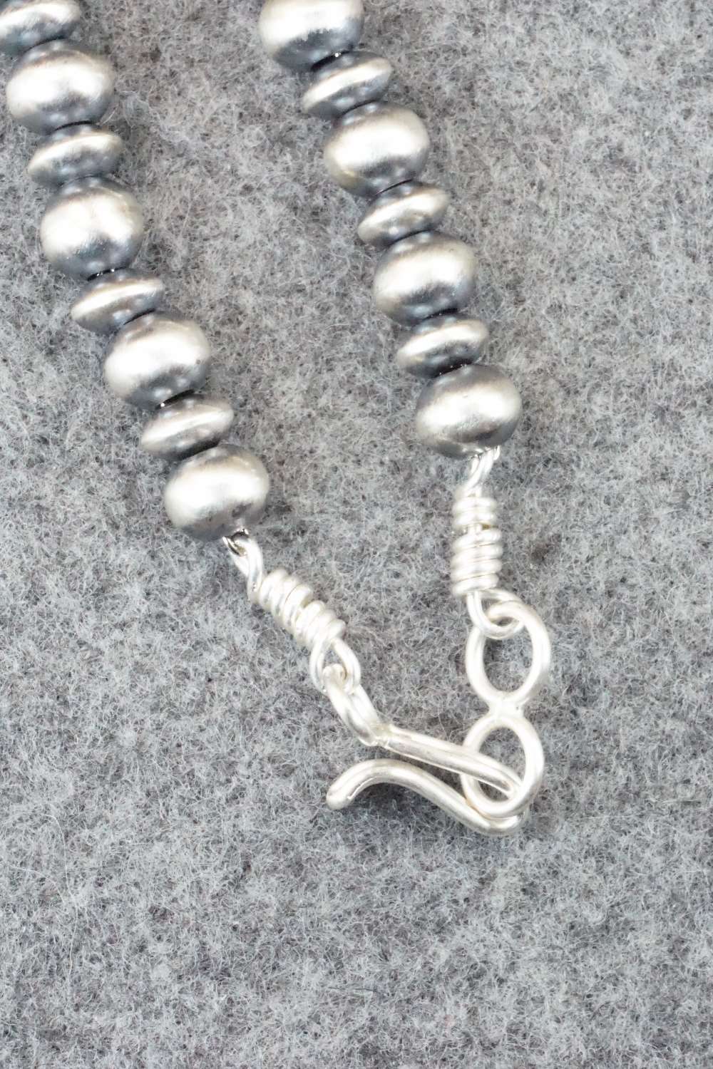 Sterling Silver Navajo Pearl Necklace - Jan Mariano