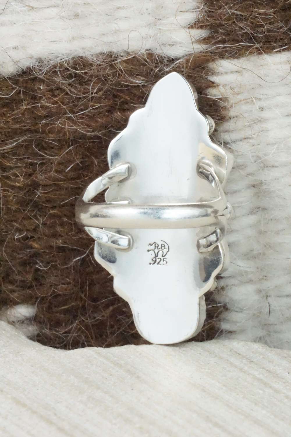 Multi Stone & Sterling Silver Ring - Roberta Begay - Size 7.75