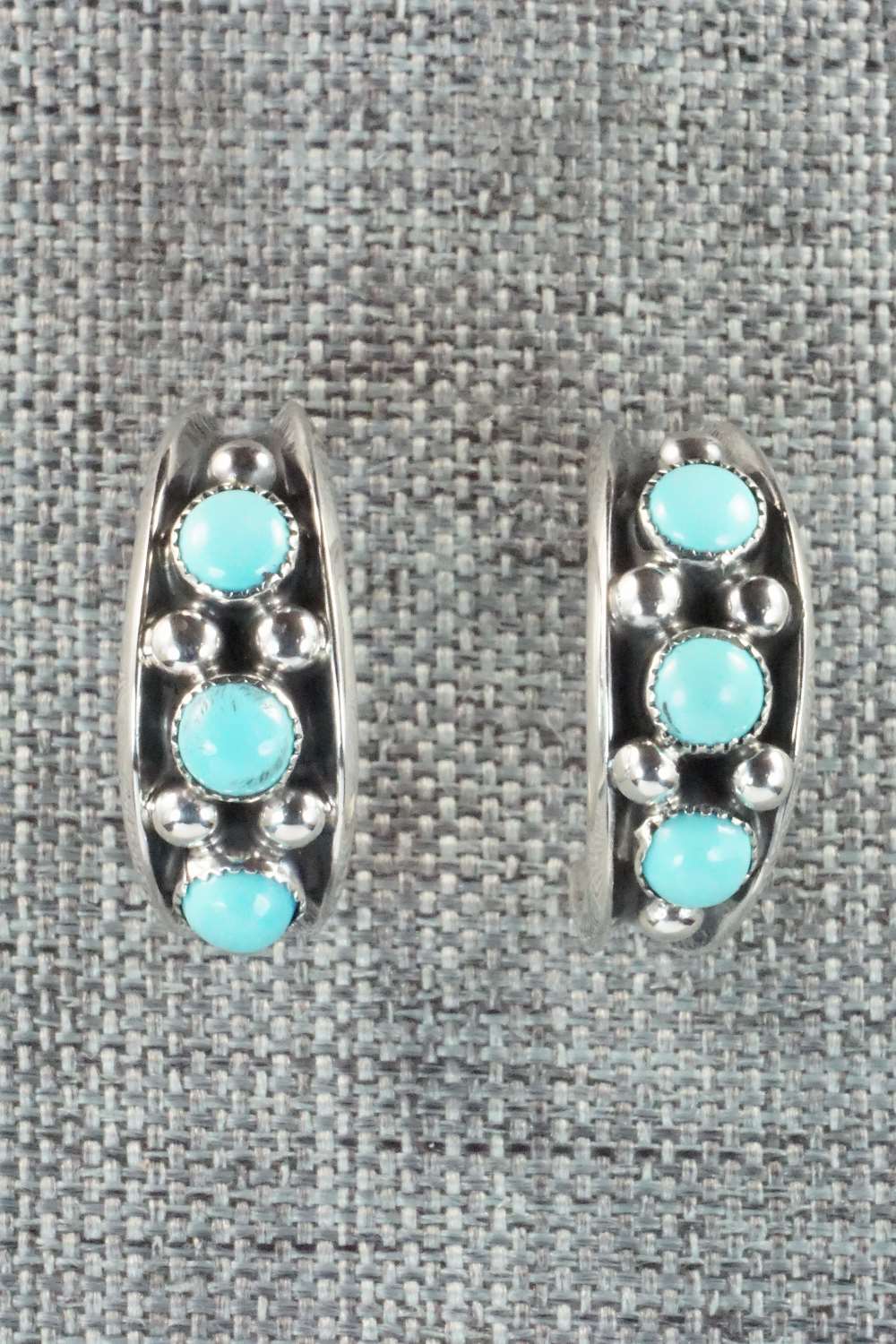 Turquoise & Sterling Silver Earrings - Paul Largo