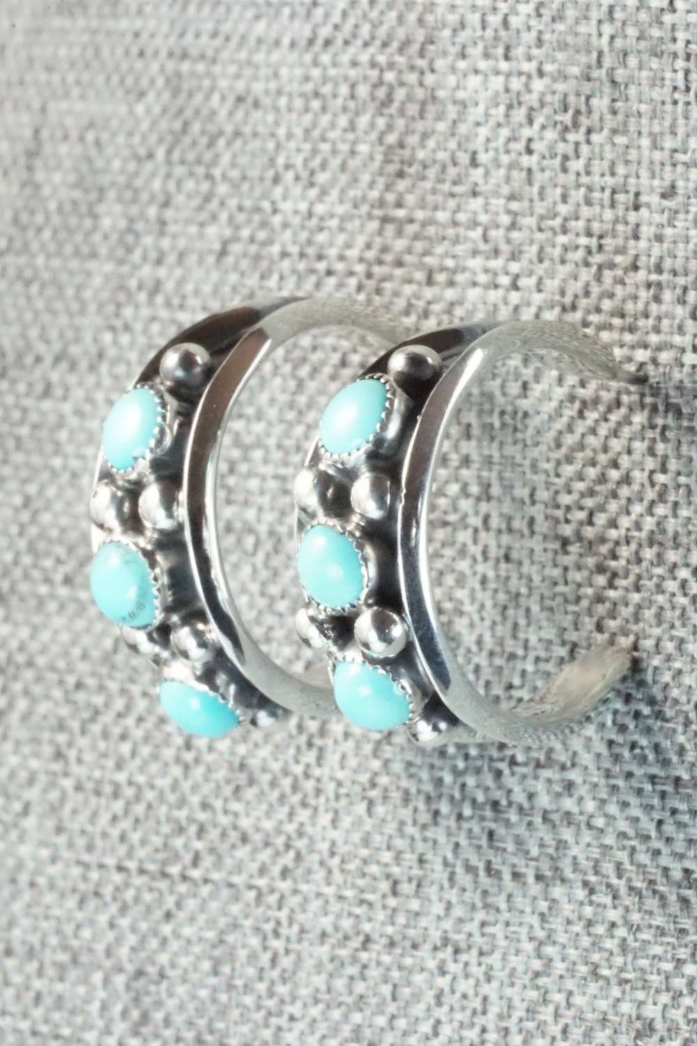Turquoise & Sterling Silver Earrings - Paul Largo