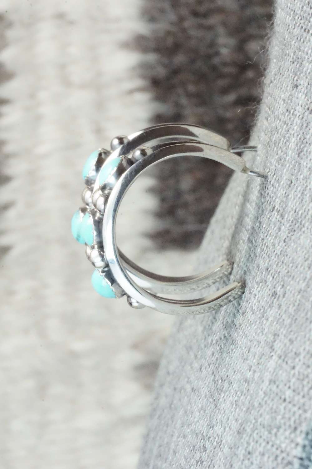 Turquoise & Sterling Silver Earrings - Paul Largo