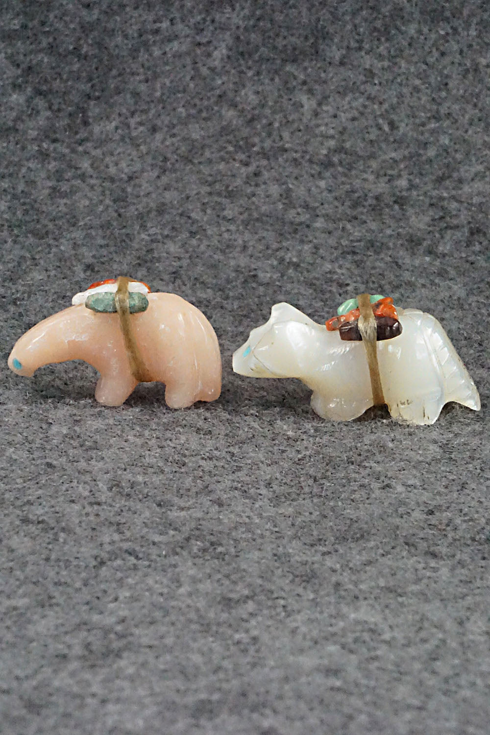 Wolf Zuni Fetish Carvings - Jeff Yunie