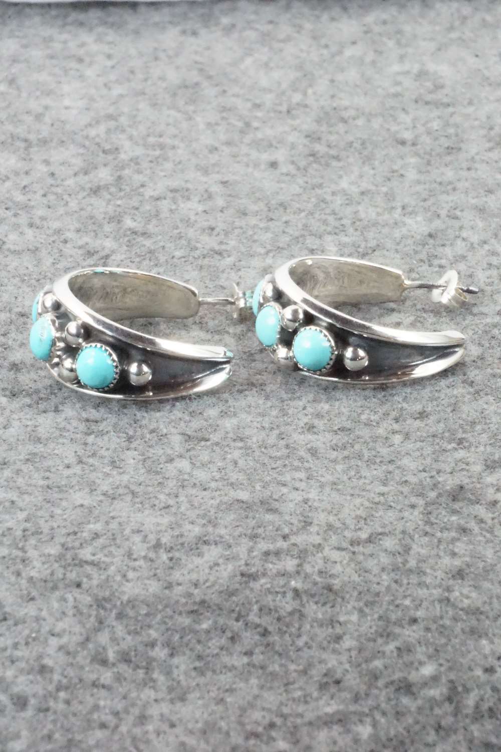 Turquoise & Sterling Silver Earrings - Paul Largo