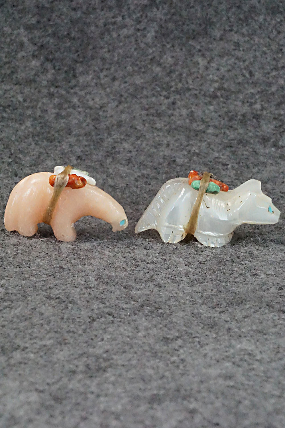 Wolf Zuni Fetish Carvings - Jeff Yunie
