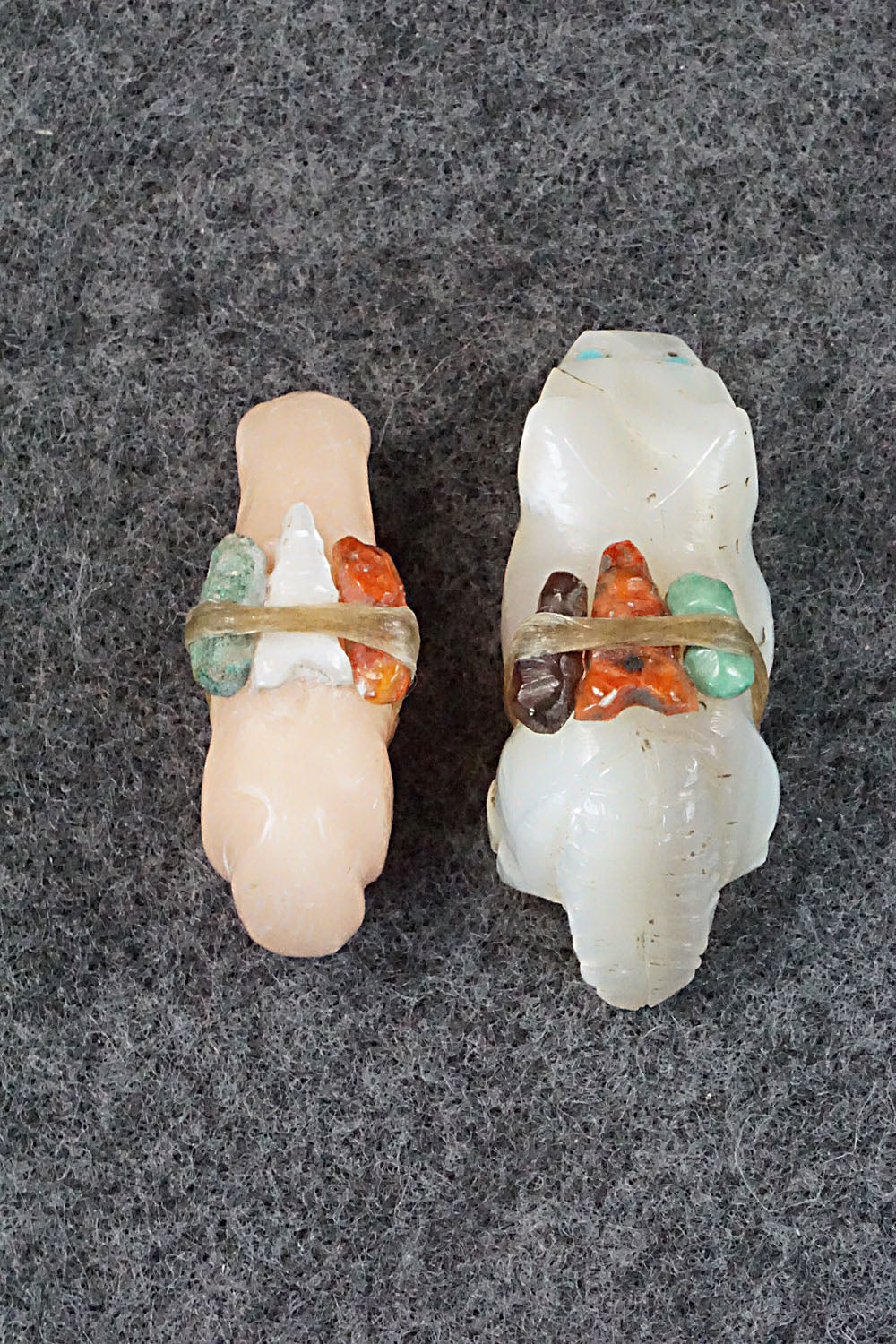 Wolf Zuni Fetish Carvings - Jeff Yunie