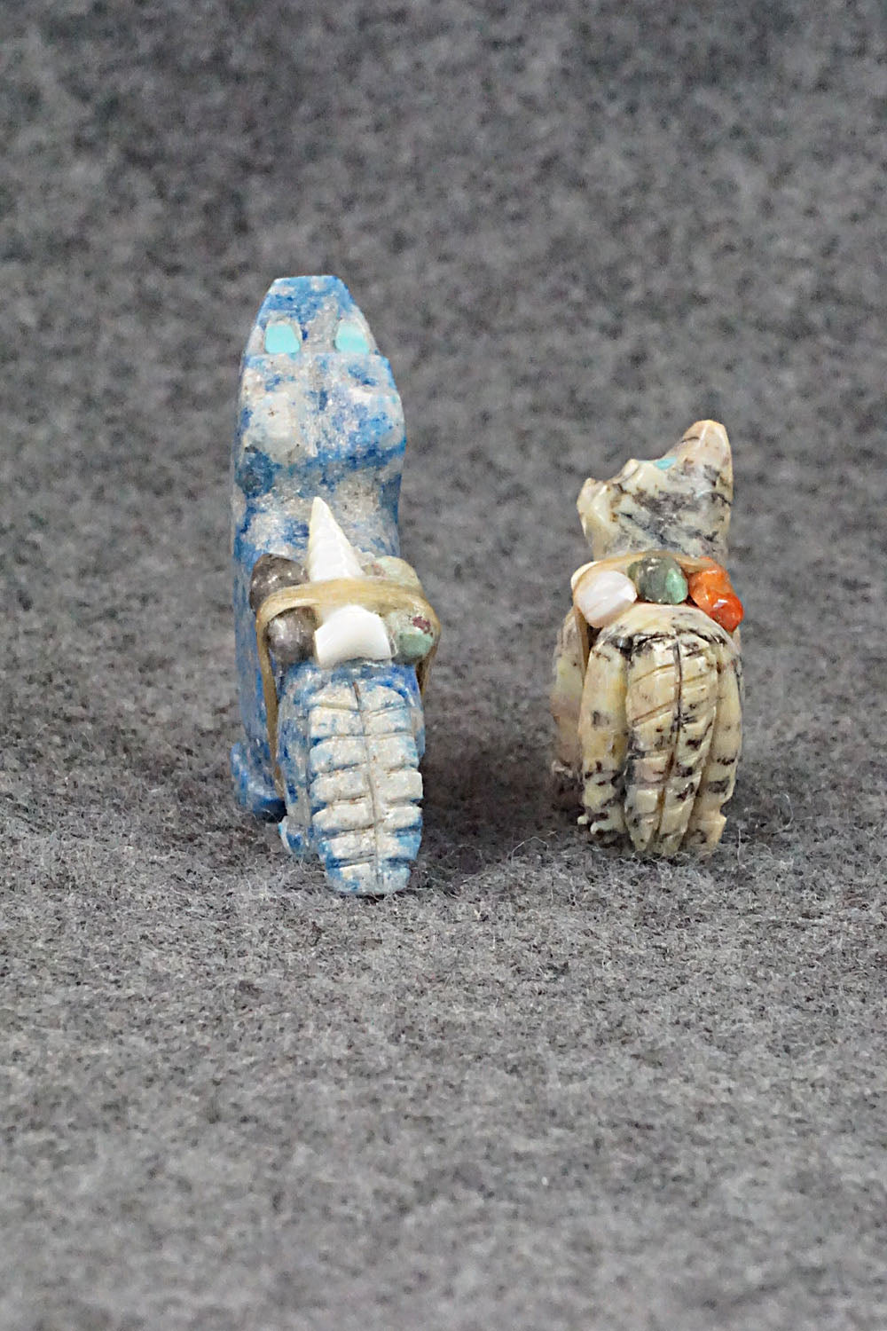 Wolf Zuni Fetish Carvings - Jeff Yunie