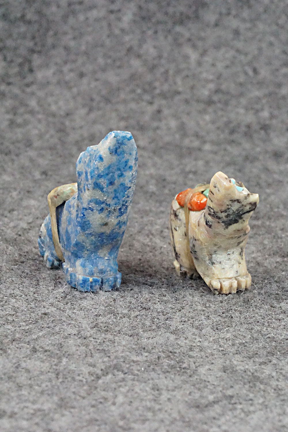 Wolf Zuni Fetish Carvings - Jeff Yunie