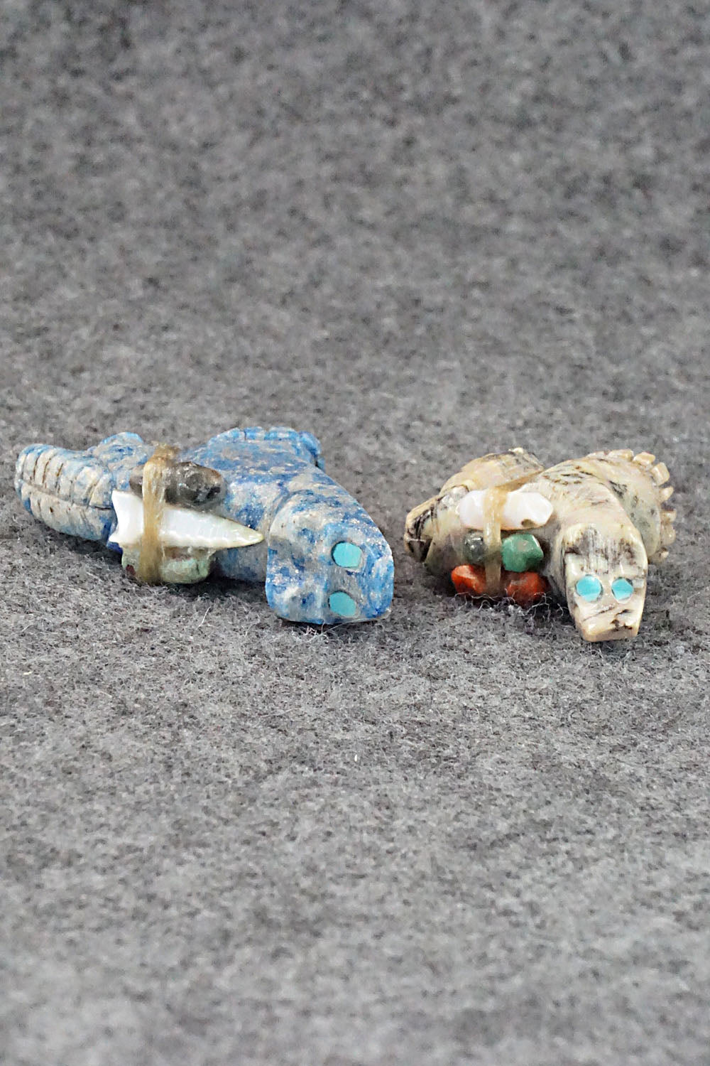 Wolf Zuni Fetish Carvings - Jeff Yunie