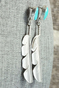 Turquoise & Sterling Silver Earrings - Aaron Davis