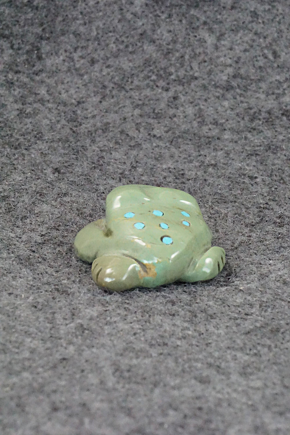 Frog Zuni Fetish Carving - Jeff Yunie