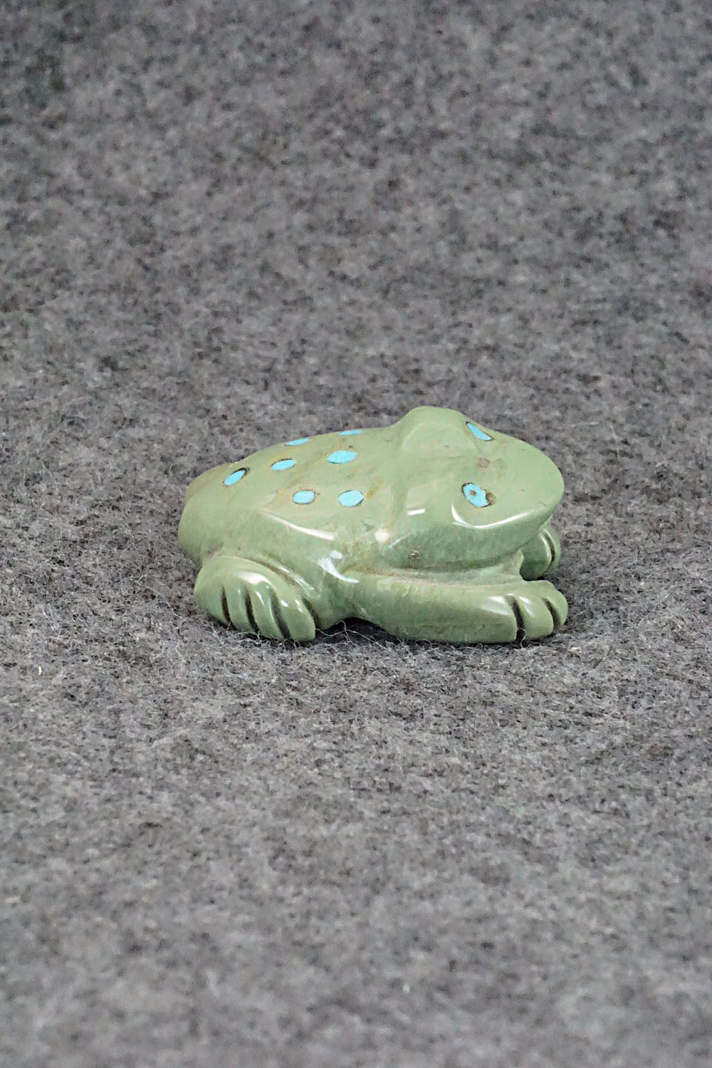Frog Zuni Fetish Carving - Jeff Yunie