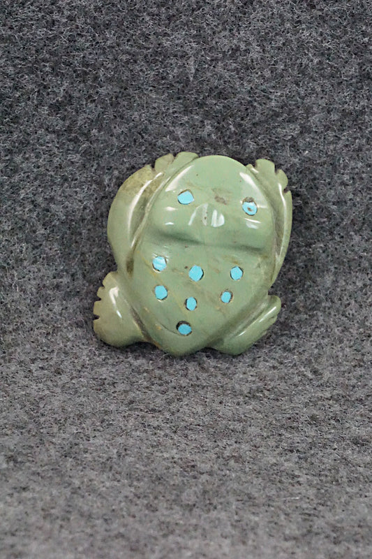 Frog Zuni Fetish Carving - Jeff Yunie