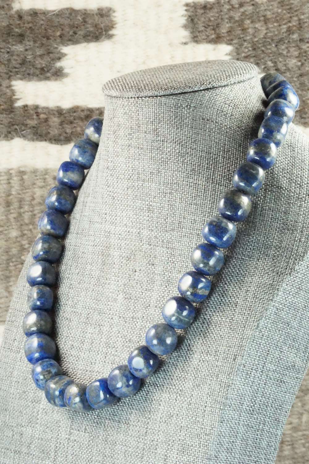 Lapis & Sterling Silver Necklace - Louise Joe