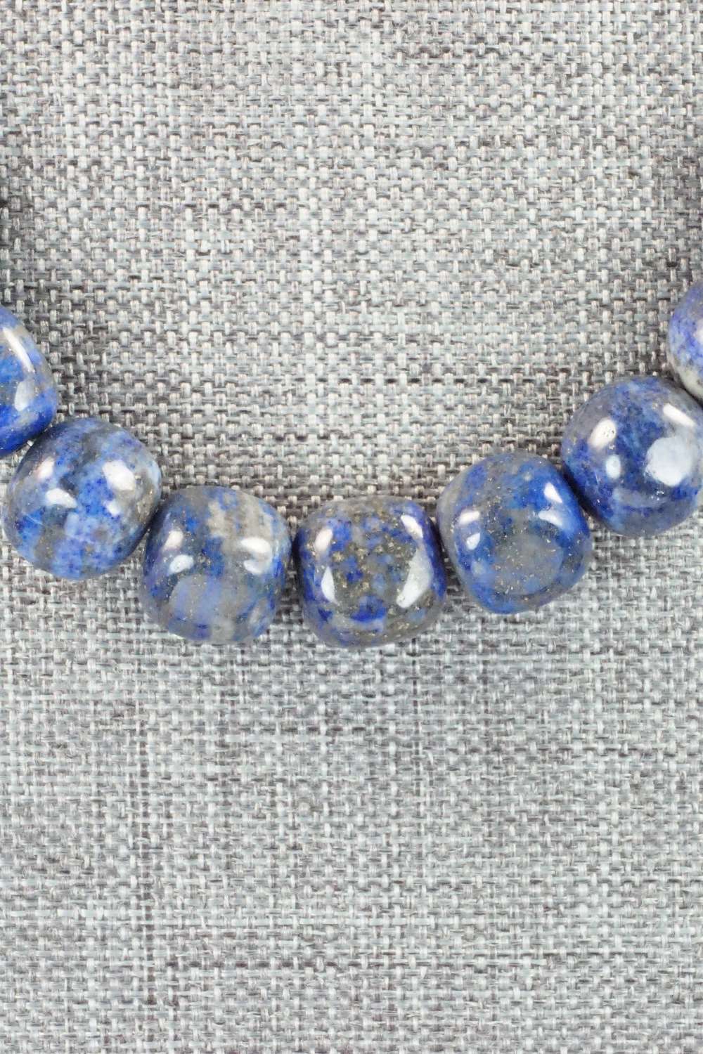 Lapis & Sterling Silver Necklace - Louise Joe