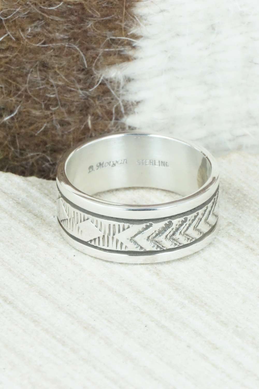Sterling Silver Ring - Bruce Morgan - Size 11.25
