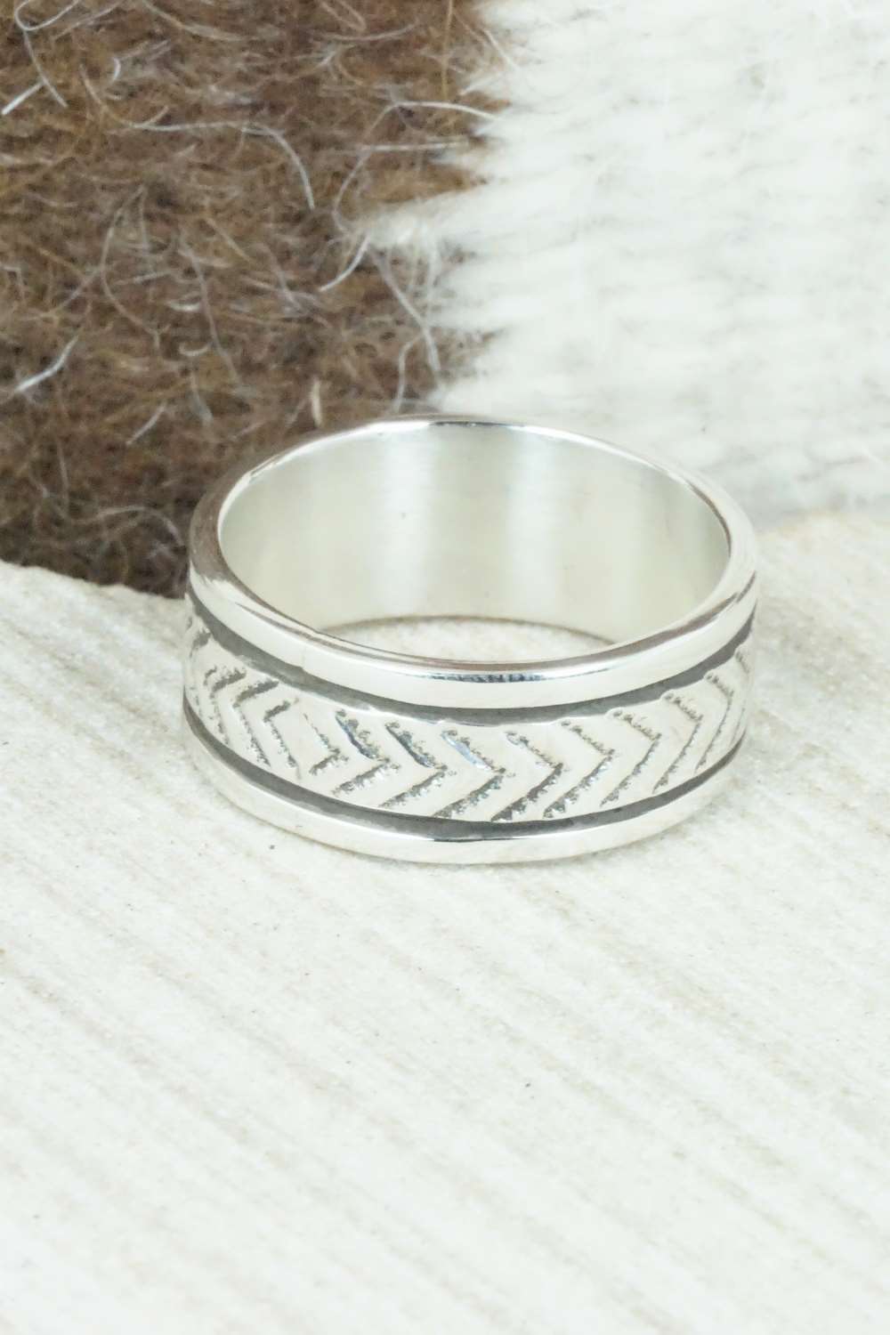 Sterling Silver Ring - Bruce Morgan - Size 11.25