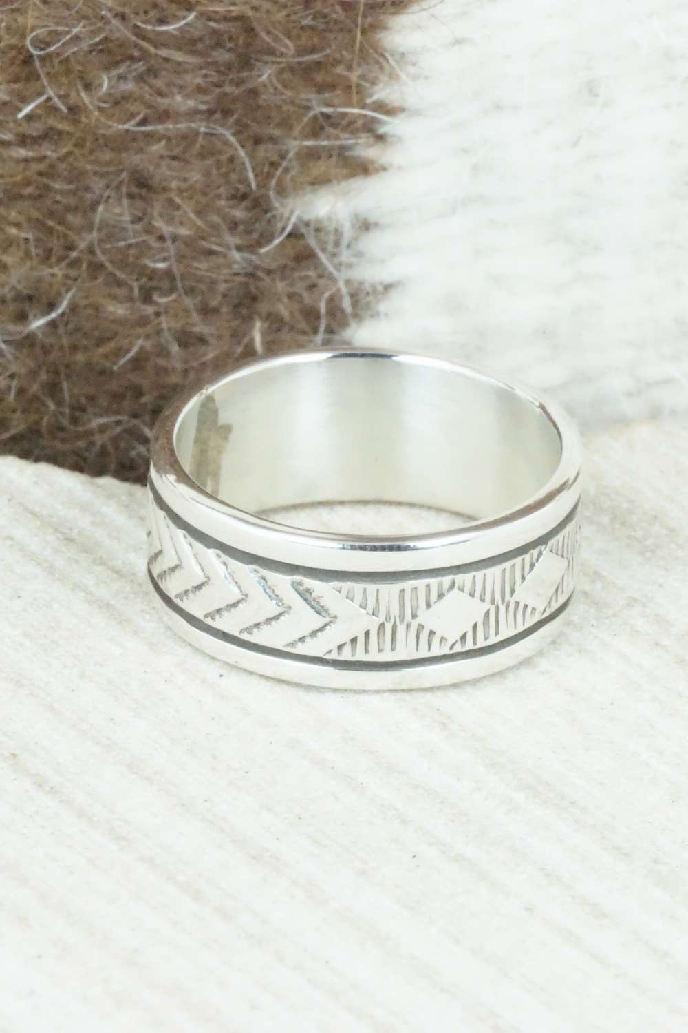 Sterling Silver Ring - Bruce Morgan - Size 11.25