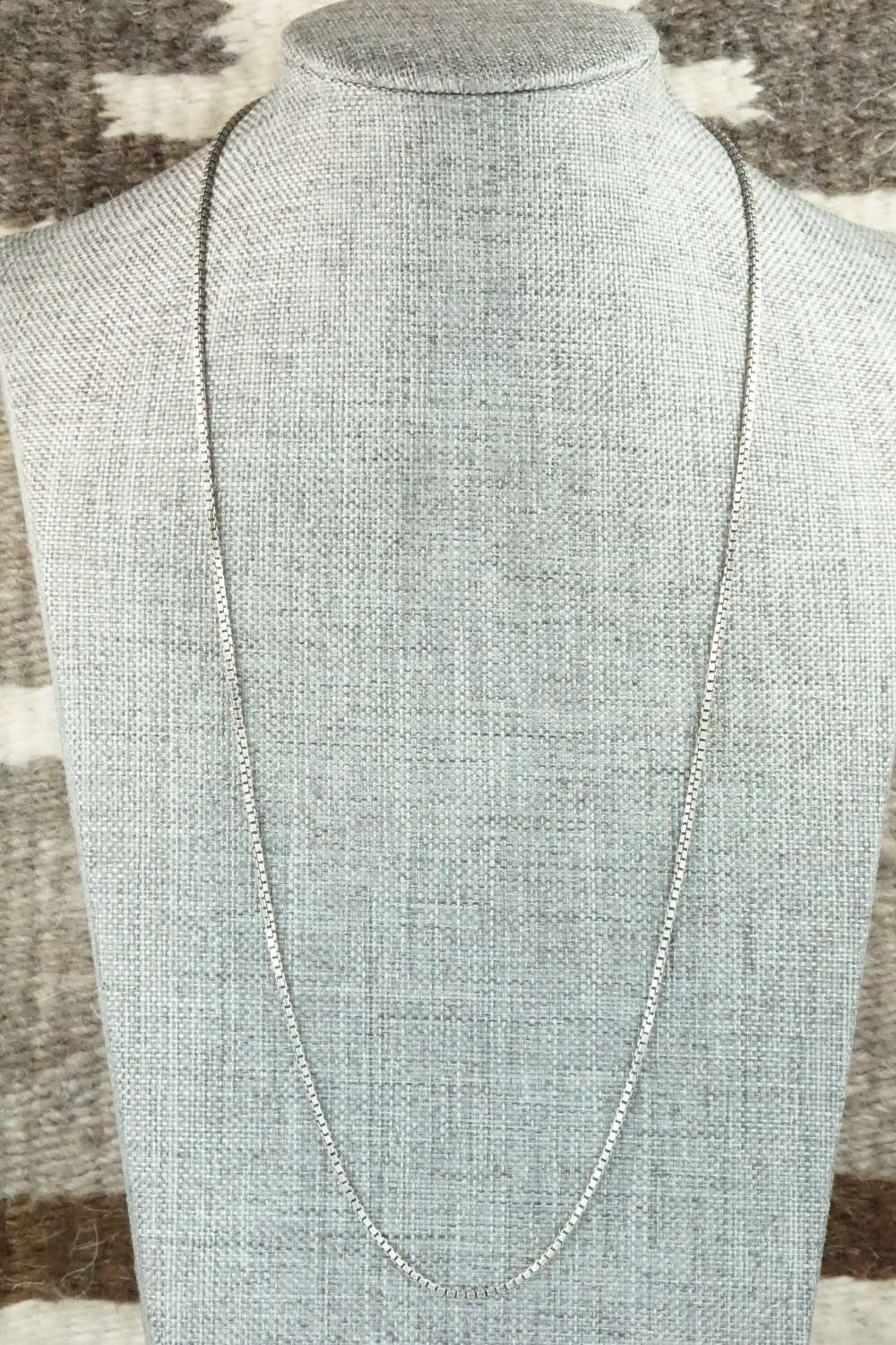 Sterling Silver Chain Necklace - Sterling Silver 22"