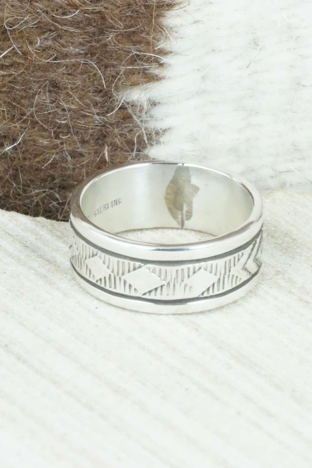 Sterling Silver Ring - Bruce Morgan - Size 11.25