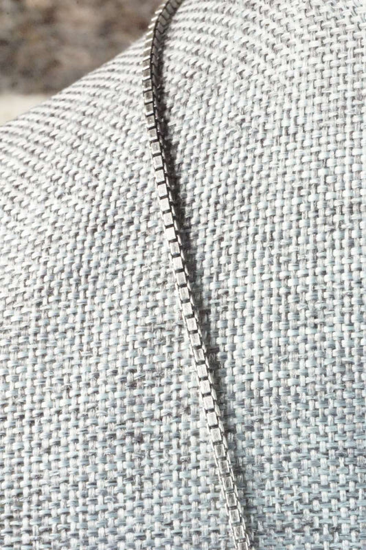 Sterling Silver Chain Necklace - Sterling Silver 22"