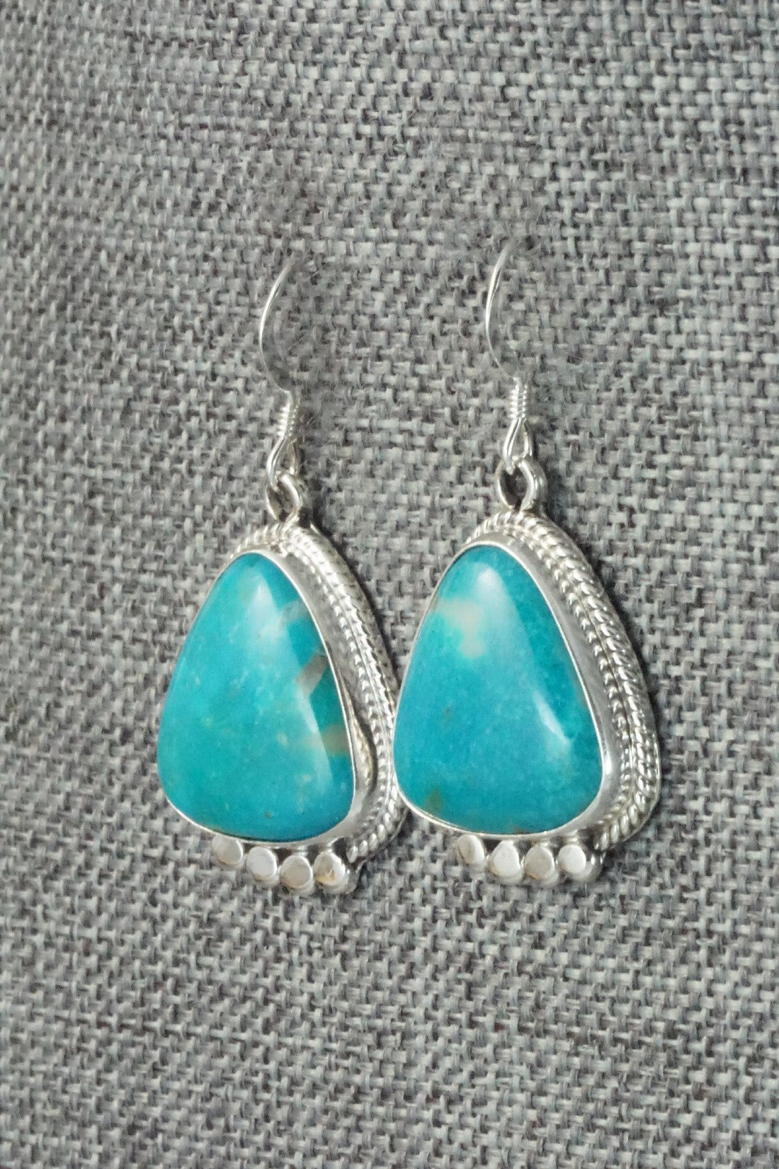 Turquoise & Sterling Silver Earrings - Sharon McCarthy