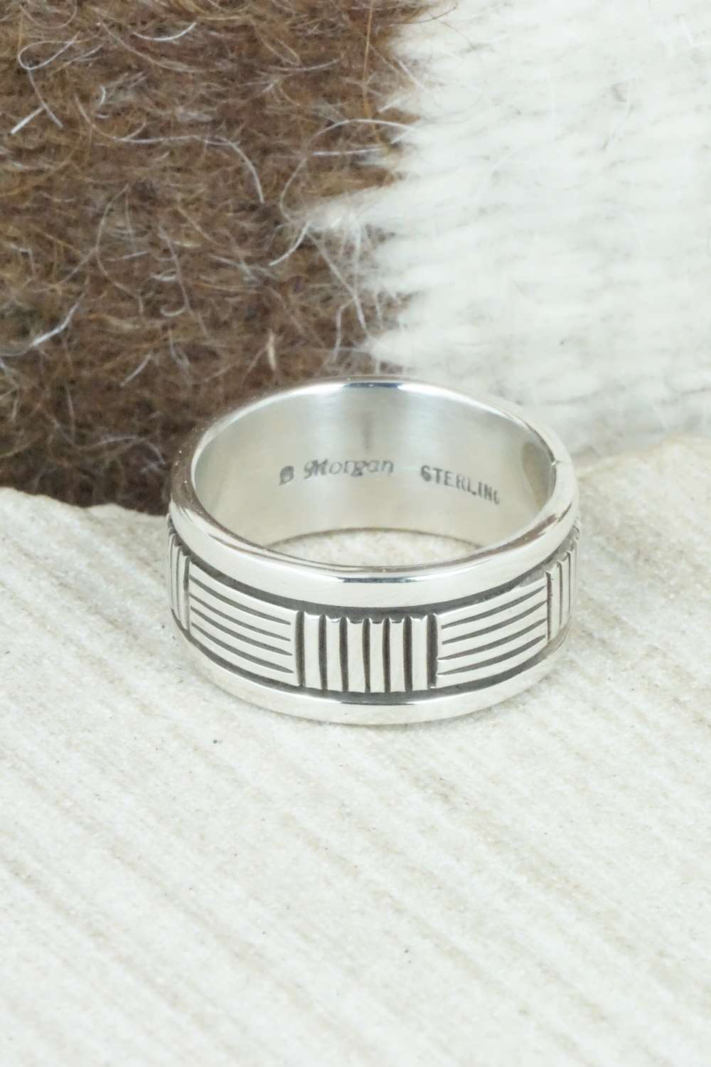 Sterling Silver Ring - Bruce Morgan - Size 8.25