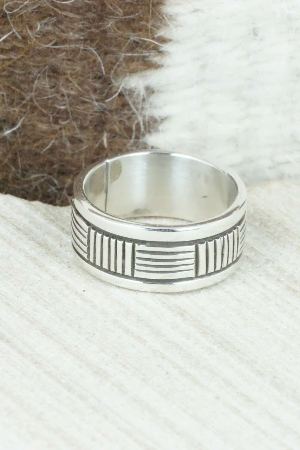 Sterling Silver Ring - Bruce Morgan - Size 8.25