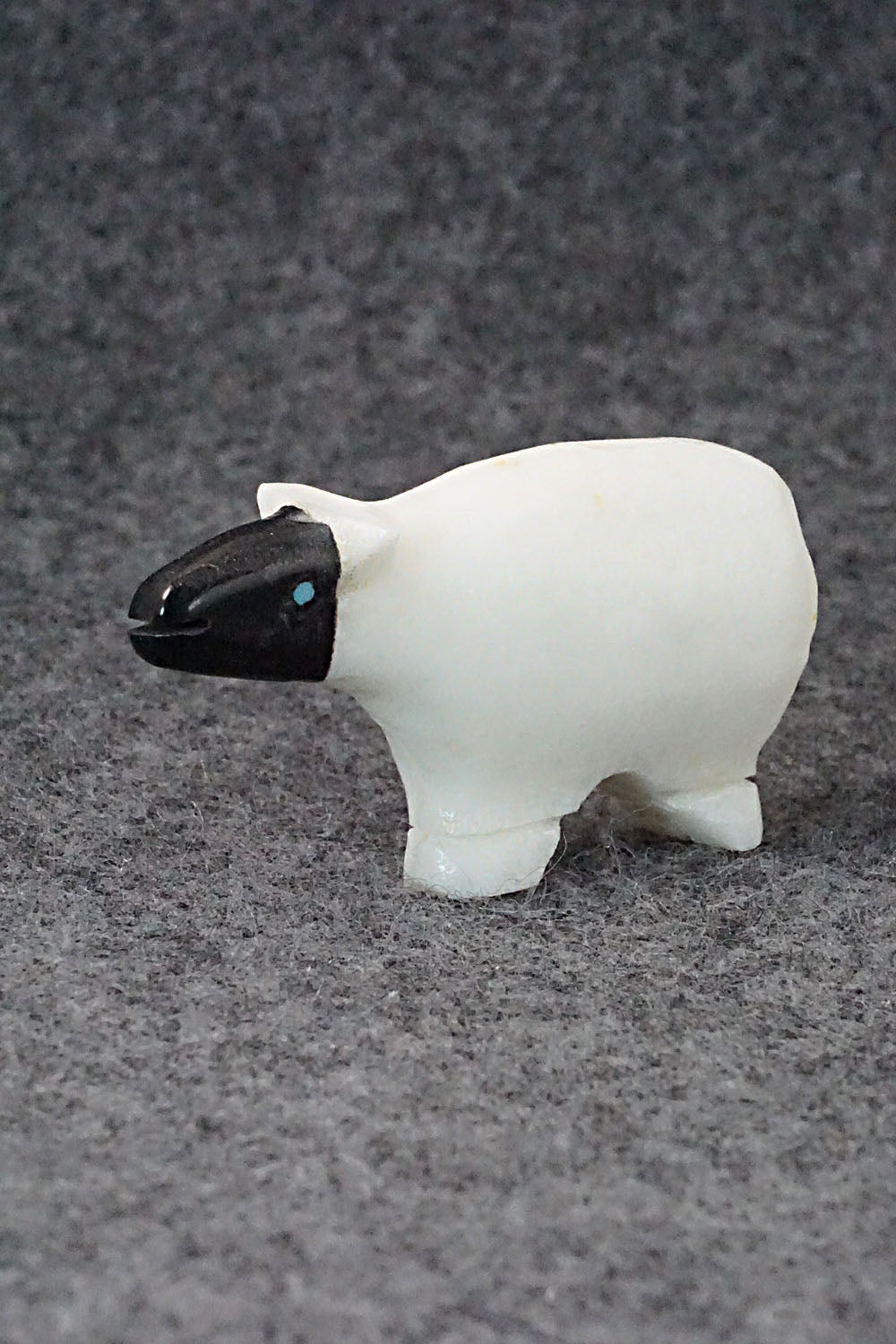Lamb Zuni Fetish Carving - Tim Lementino