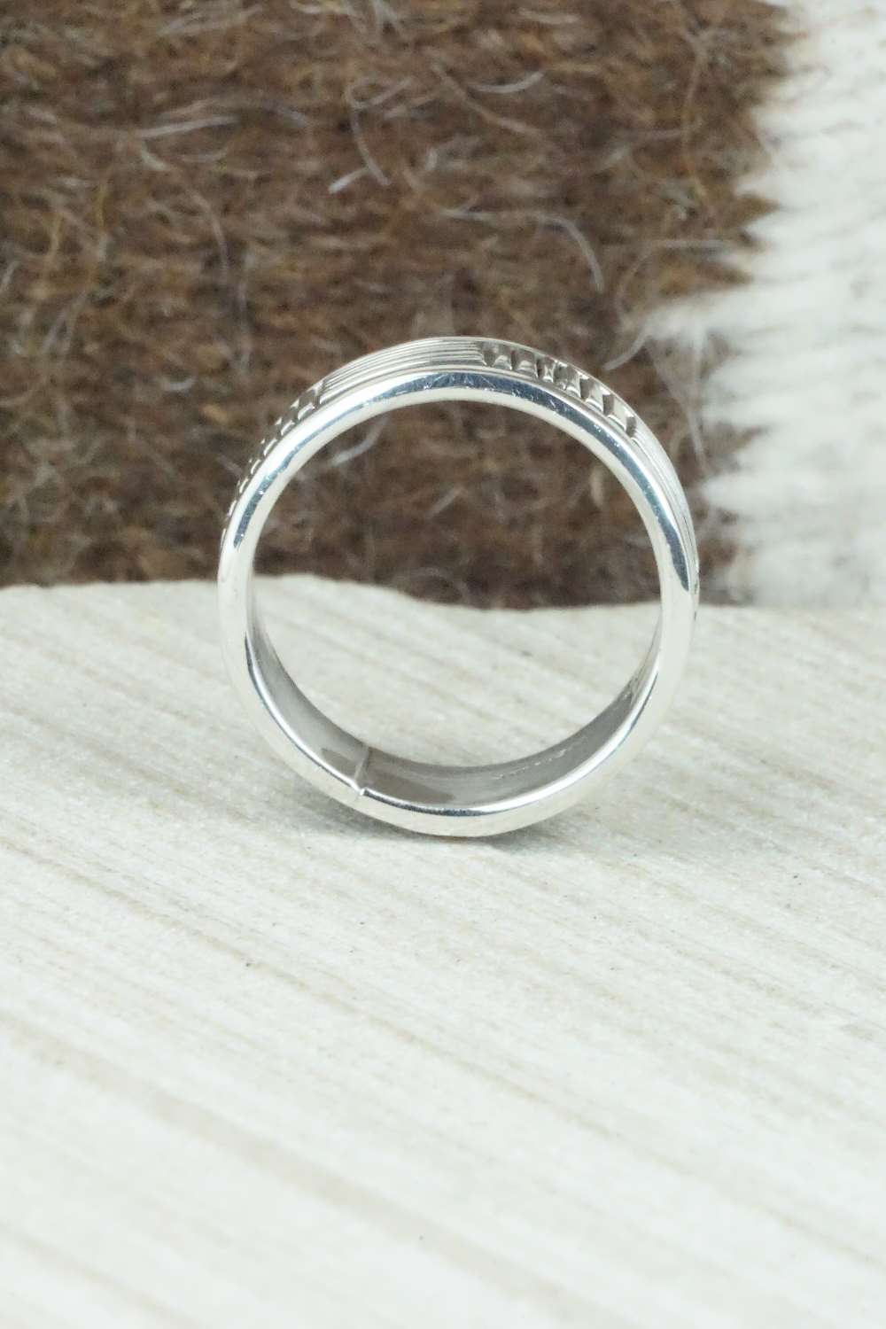 Sterling Silver Ring - Bruce Morgan - Size 8.25