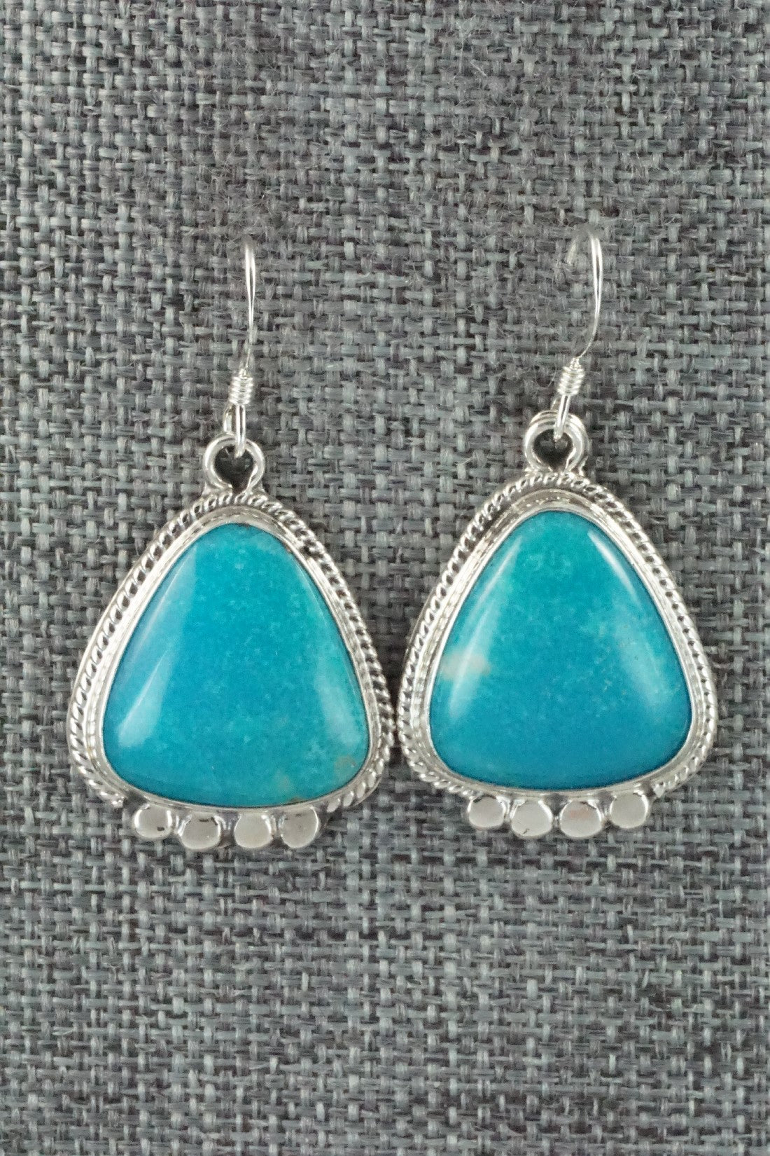 Turquoise & Sterling Silver Earrings - Sharon McCarthy