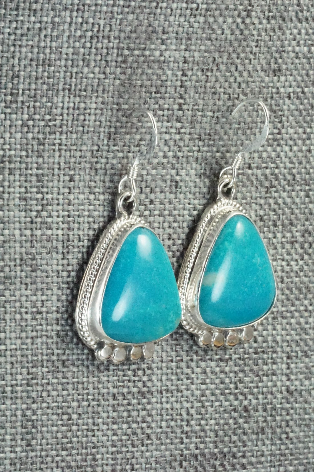 Turquoise & Sterling Silver Earrings - Sharon McCarthy