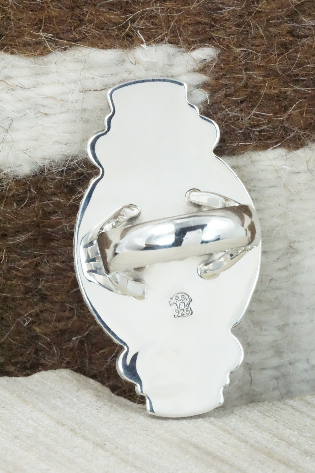 Turquoise & Sterling Silver Ring - Jimson Belin - Size 10