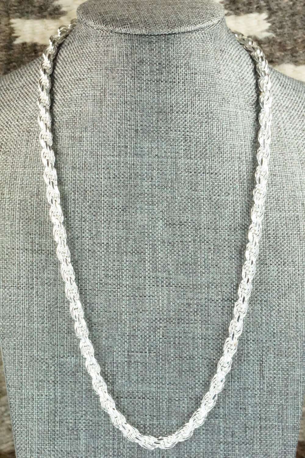 Sterling Silver Chain Necklace - Sterling Silver 20"