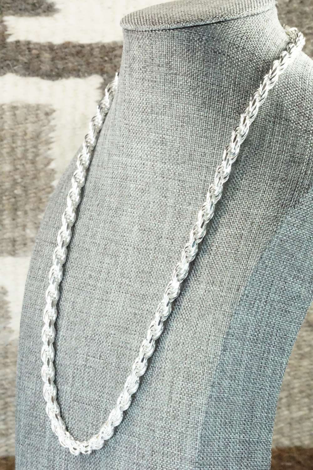 Sterling Silver Chain Necklace - Sterling Silver 20"