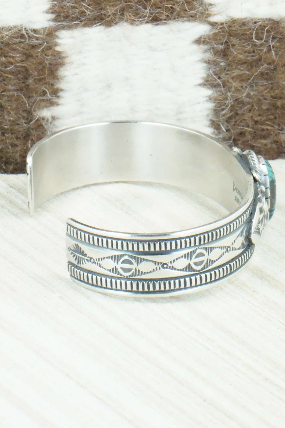 Turquoise & Sterling Silver Bracelet - Derrick Gordon
