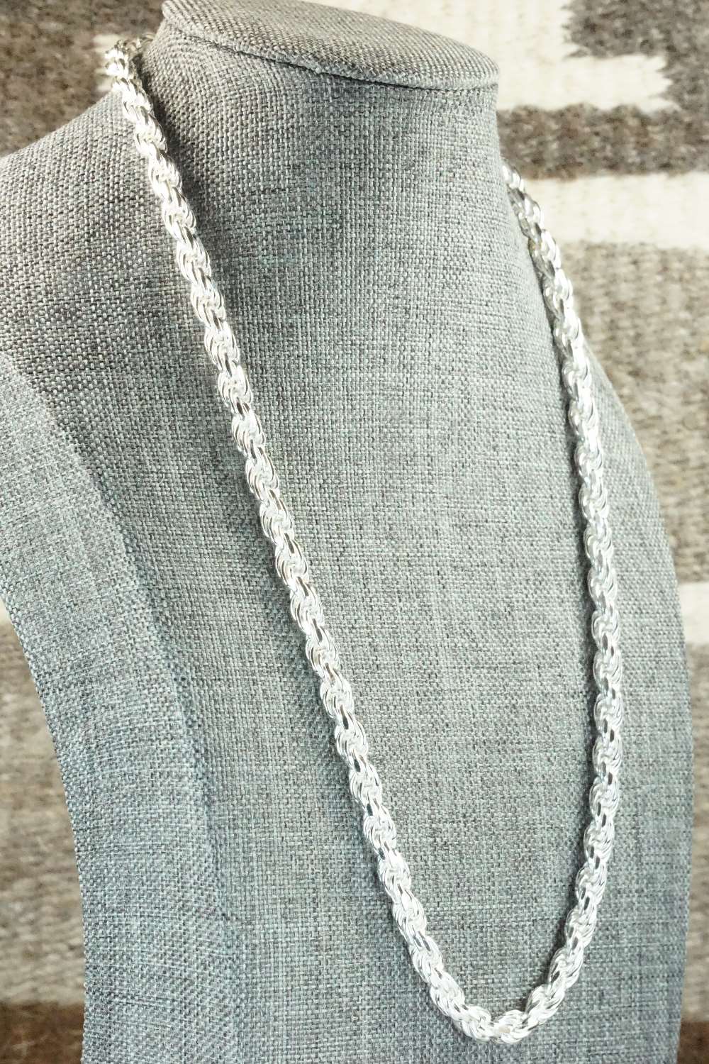 Sterling Silver Chain Necklace - Sterling Silver 20"