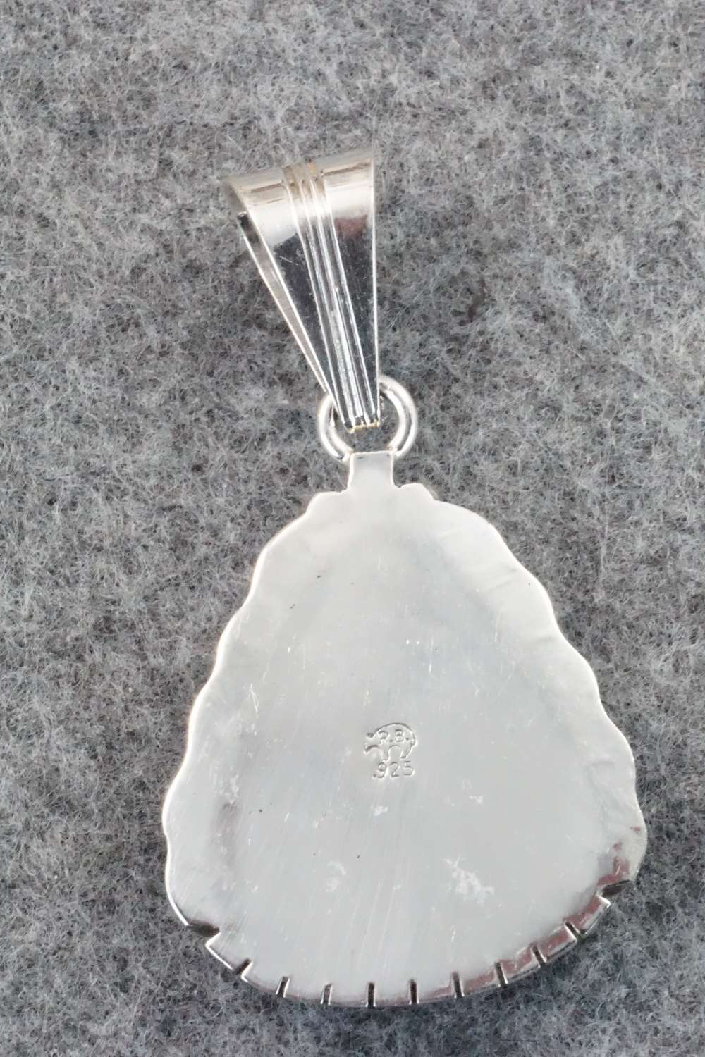 Turquoise & Sterling Silver Pendant - Samuel Yellowhair