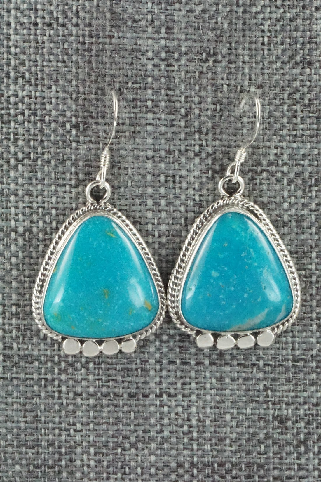 Turquoise & Sterling Silver Earrings - Sharon McCarthy