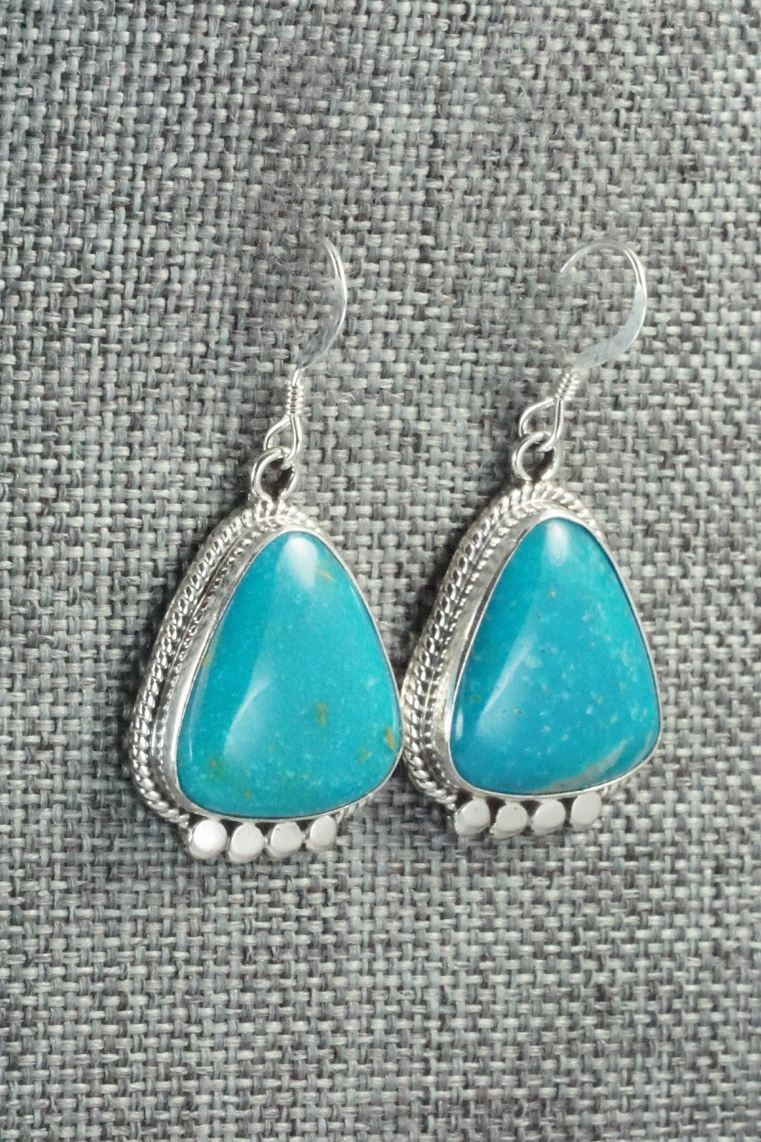 Turquoise & Sterling Silver Earrings - Sharon McCarthy