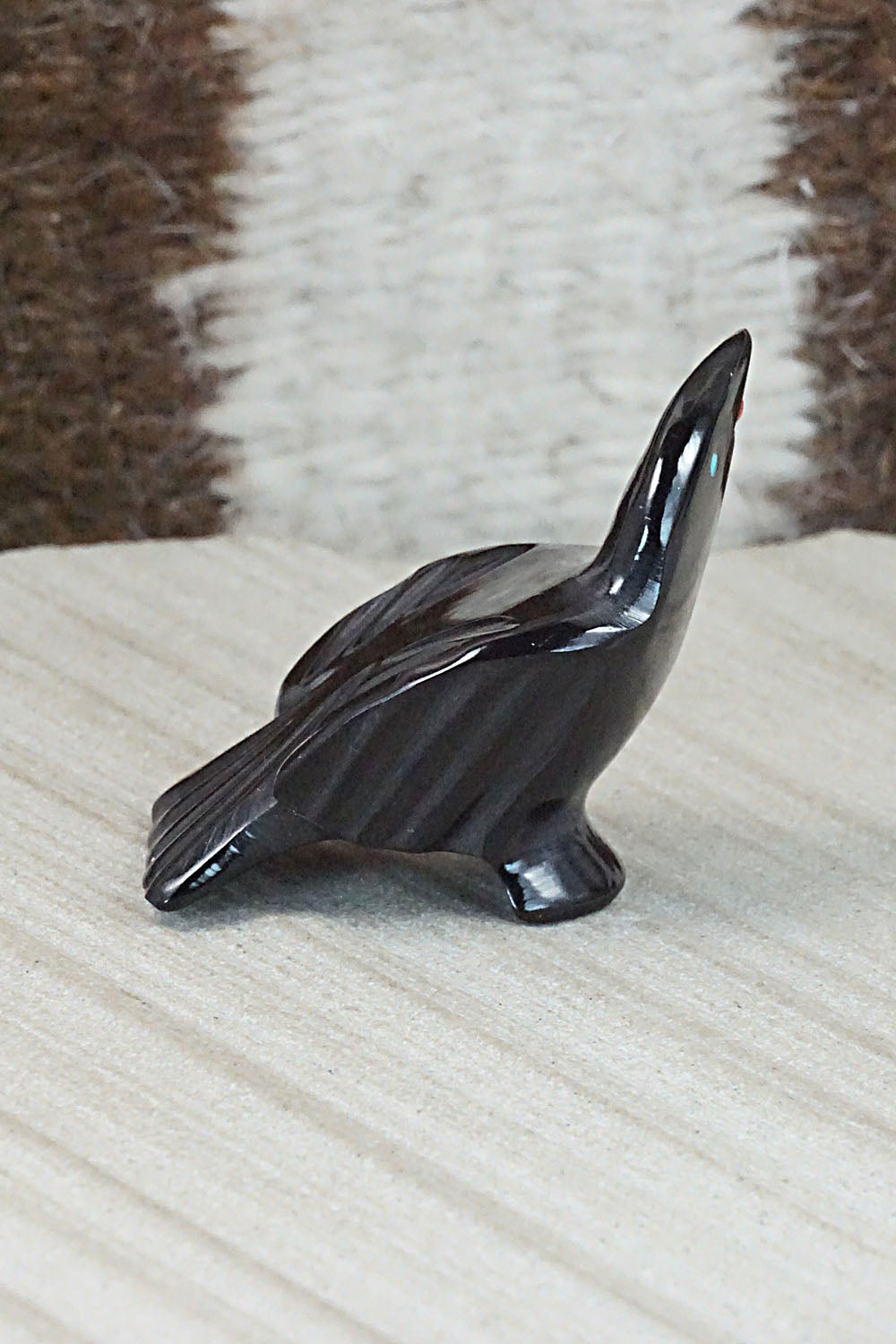 Crow Zuni Fetish Carving - Calvert Bowannie